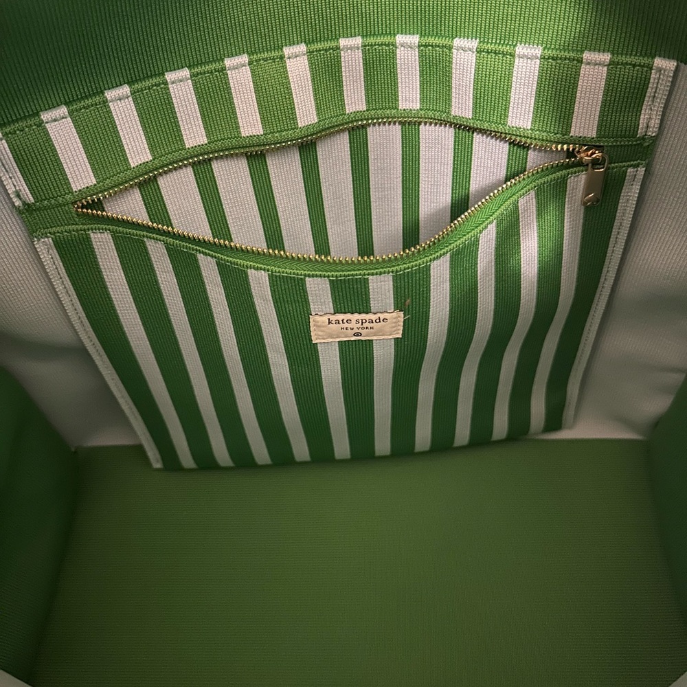 Kate Spade x Target - Colorblock Knit Tote Bag Green/Blue - NEW - Picture 15 of 16